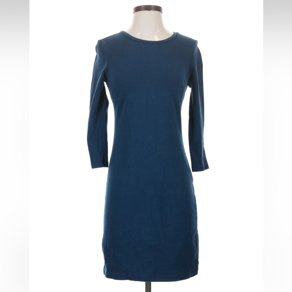 EUC Old Navy 3/4 Sleeve Navy Sweater Dress, XS